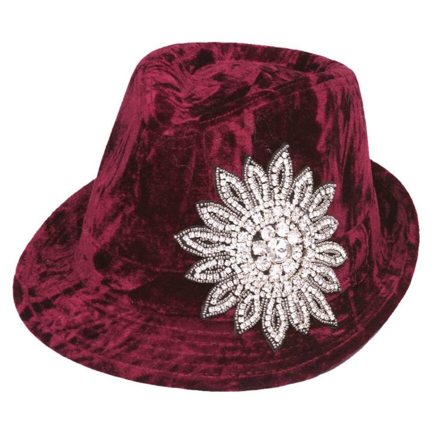 womens velvet hat