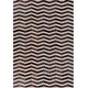 preview thumbnail 18 of 21, Swindon Handmade Herringbone Viscose & Hair-on-hide Area Rug Black - 8' x 10'