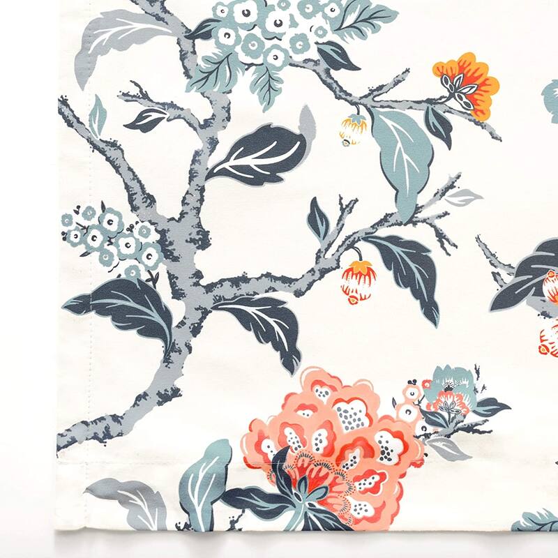 Porch & Den Navarre Botanical Blackout Curtain Panel Pair
