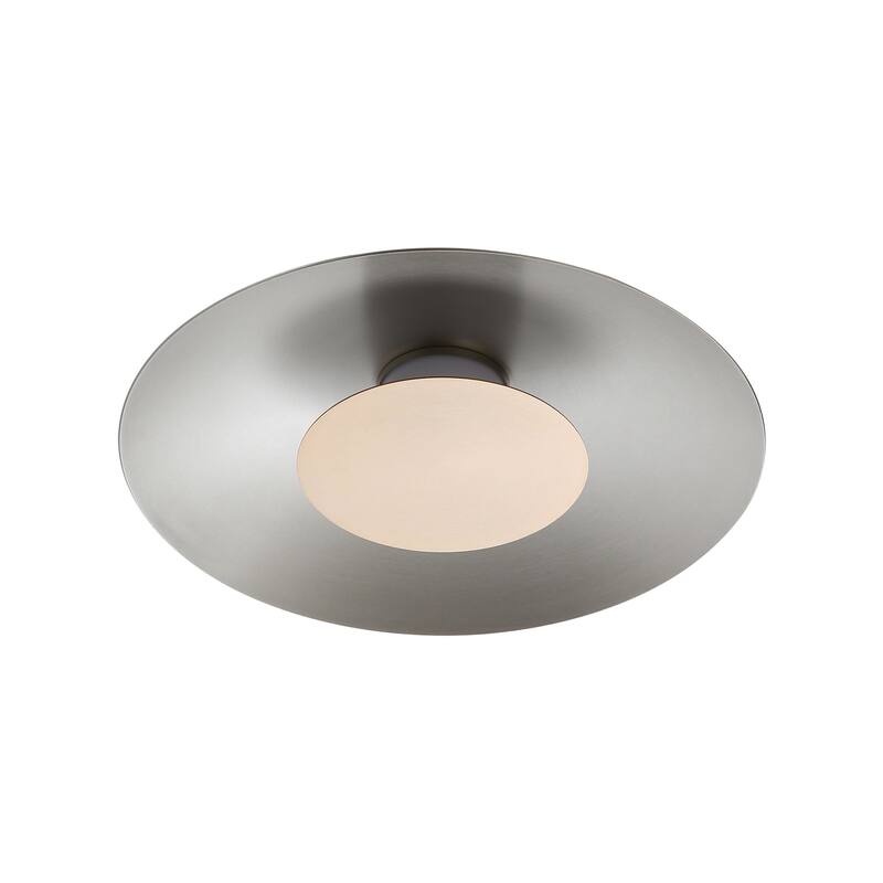 Golden Lighting 6400-FM12 SAN Luma 12" Wide Semi-flush Ceiling Fixture