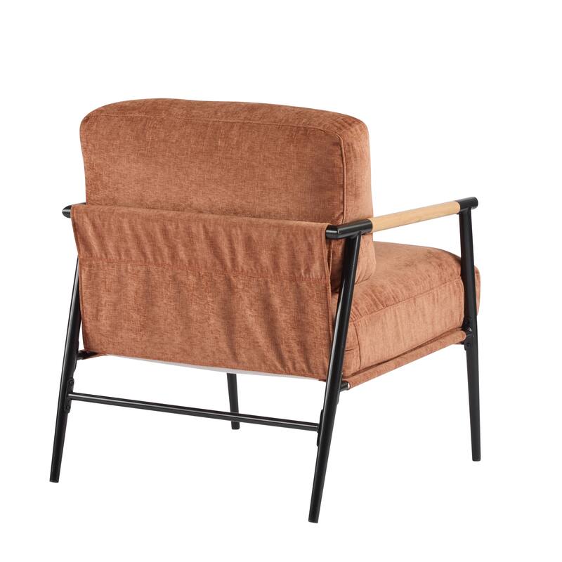 Varsts Modern Upholstered Accent Chair with Wood Frame, Emerald by Christopher Knight Home