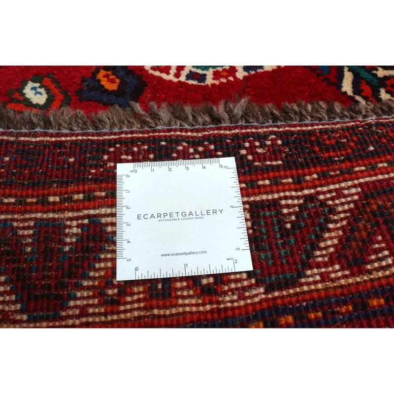 ECARPETGALLERY Hand-knotted Melis Vintage Red Wool Rug - 5'3 x 8'7