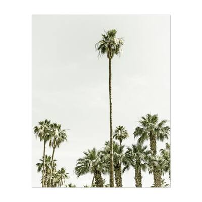 California Palm Trees at the beach Vintage Beach Sea Art Print/Poster ...