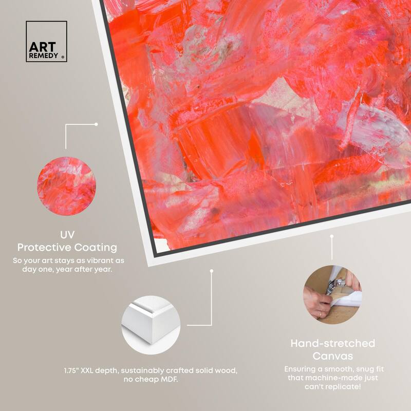 Shades of Red I Canvas by Art Remedy