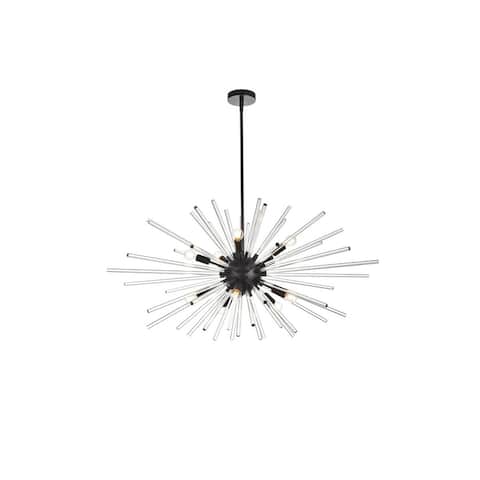 Samuel 46 inch Crystal Rod Pendant - N/A