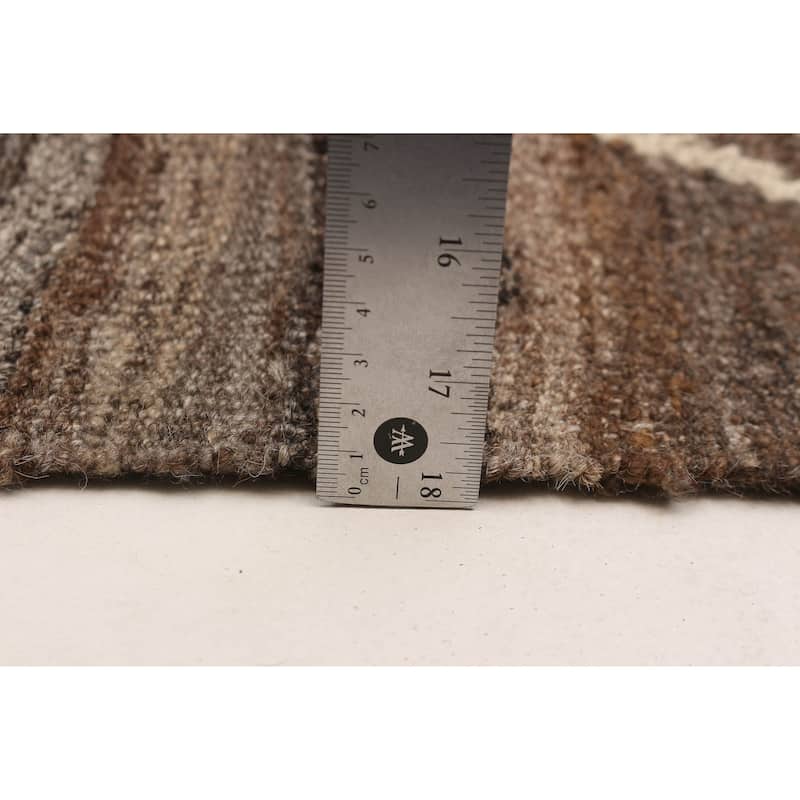 Sivas Brown Kilim 6'1" x 6'9" - 6'1 x 6'9