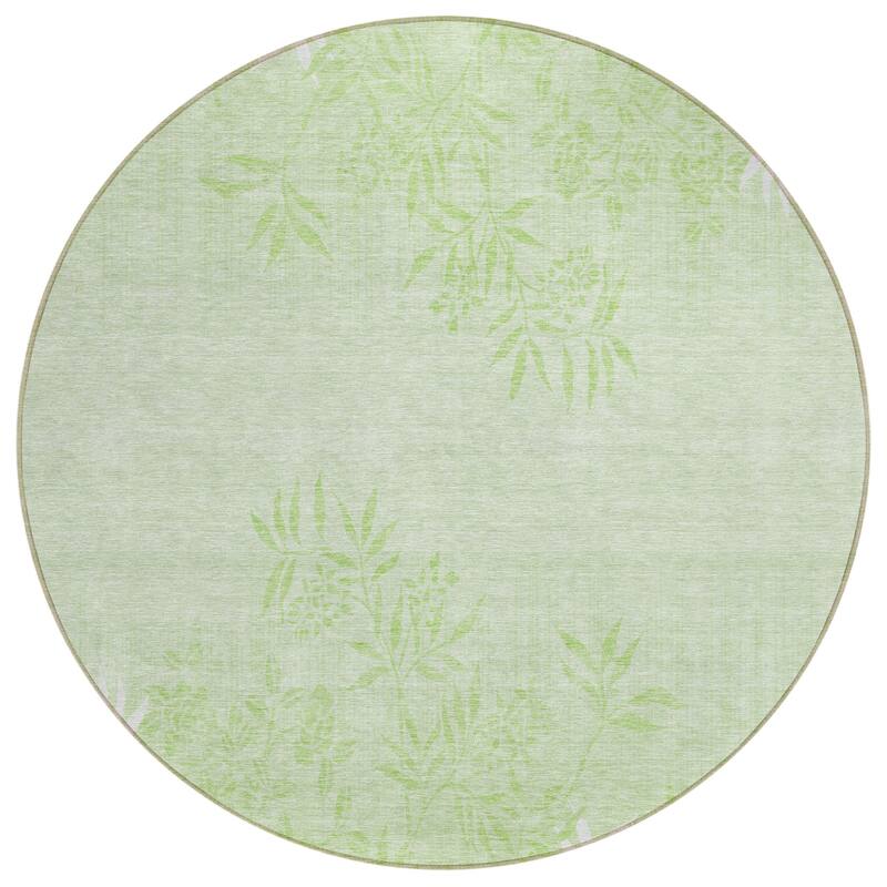 Machine Washable Indoor/ Outdoor Chantille Modern Garden Rug