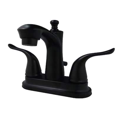 Kingston Brass Yosemite Centerset Bathroom Faucet with Pop-Up Drain