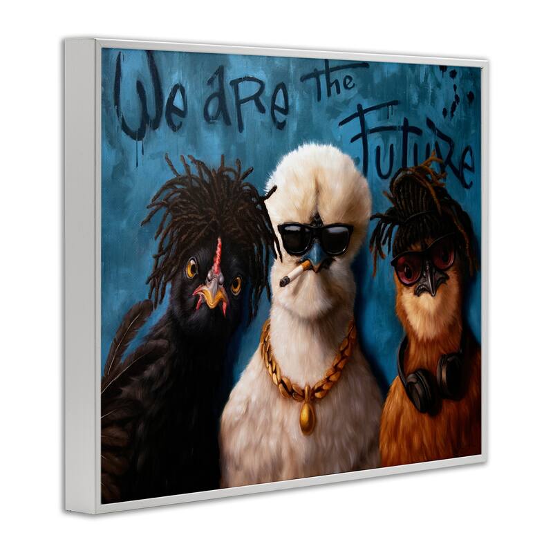 Stupell We Are The Future Birds Framed Giclee Art Design By Lucia Heffernan