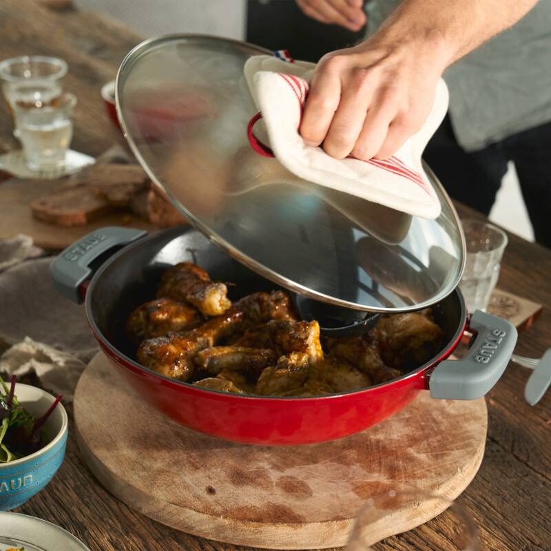 STAUB Cast Iron 4.5-qt Perfect Pan