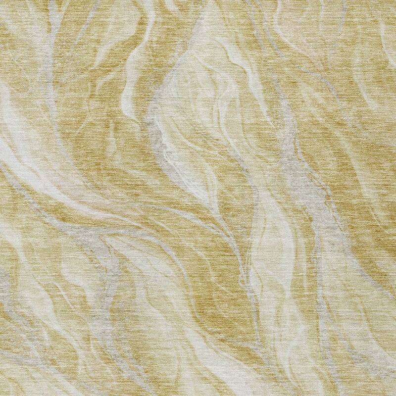 HomeRoots Abstract Transitional Rectangle Outdoor Rug