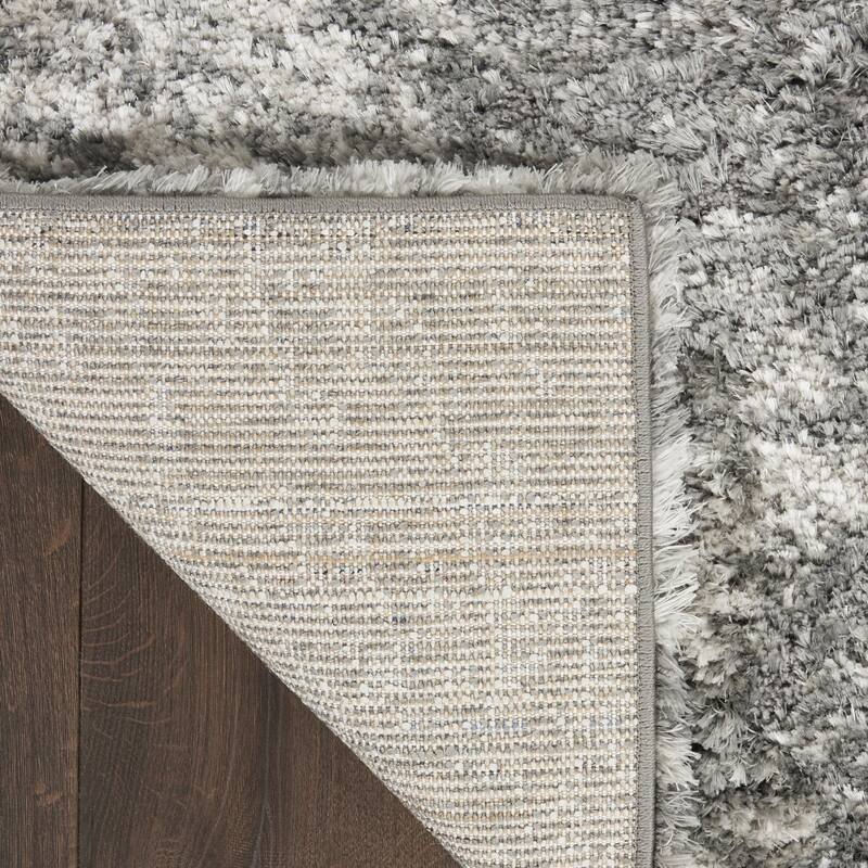 Huga Power Loomed Abstract Stain Resistant Soft Area Rug By HomeRoots - 110' X '79' X '1.58