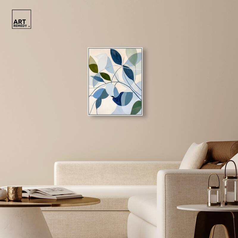 Woven Botanicals I Canvas by Art Remedy
