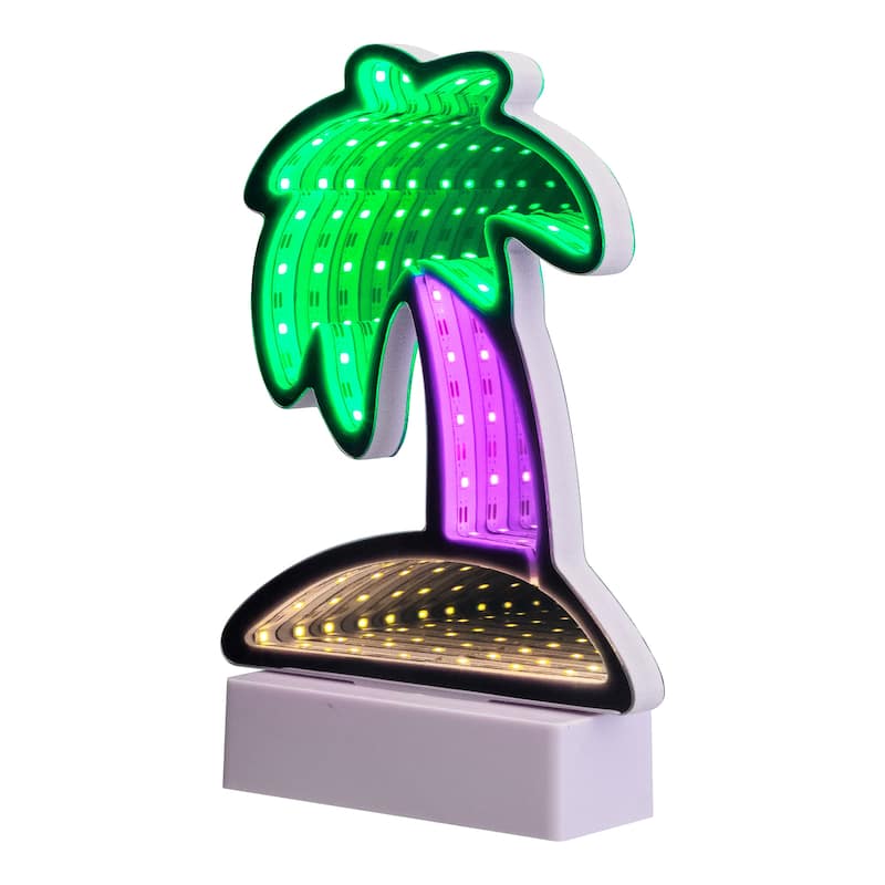 LED Lighted 3D Palm Tree Tunnel Light - 8"