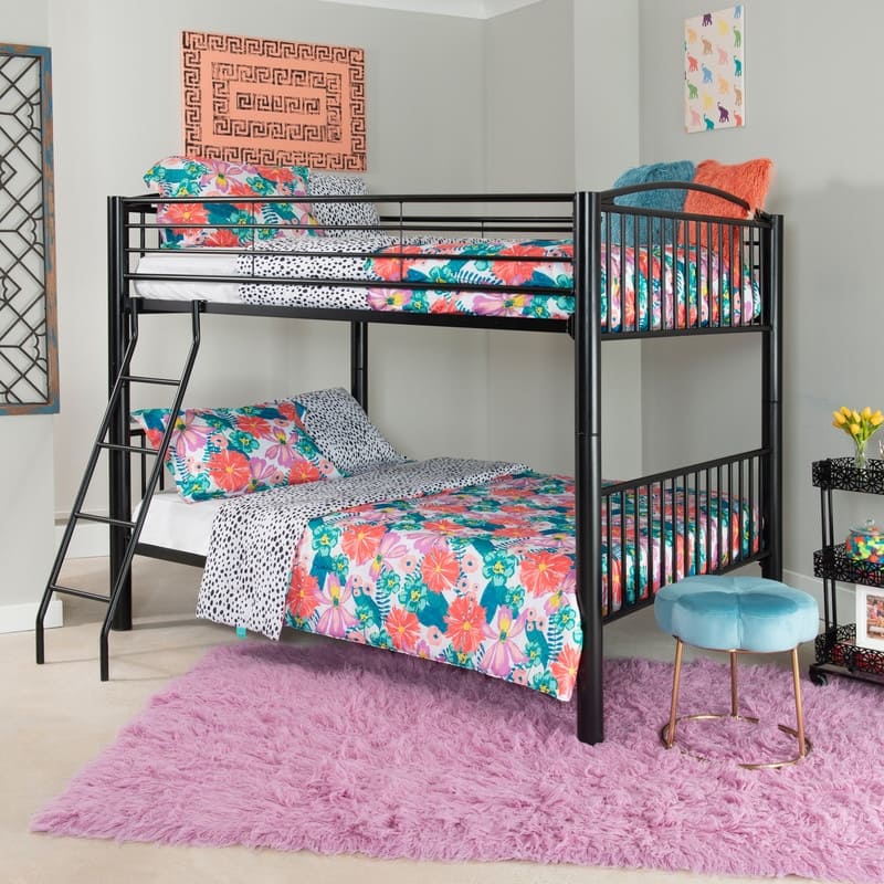 Carlisle Heavy Metal Full Over Full Bunk Bed