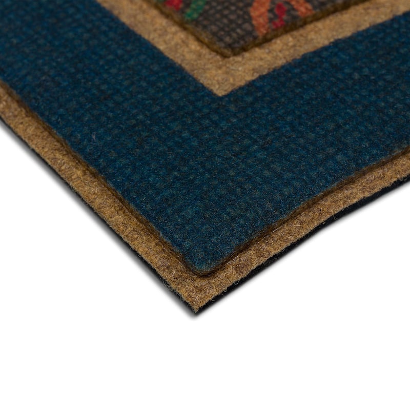Mohawk Home Cozy Jacobean Slate 2' X 3' Door Mat