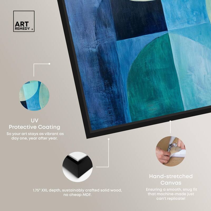 Color Blocks II Canvas by Art Remedy