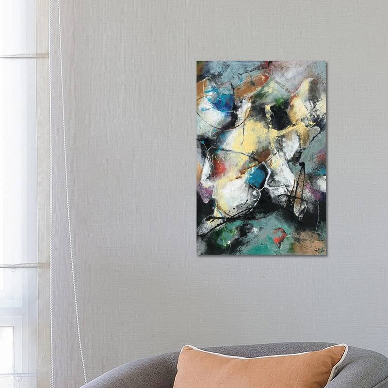 iCanvas "Scratch Horizon" by Dong Su Canvas Print - 26x18x1.5