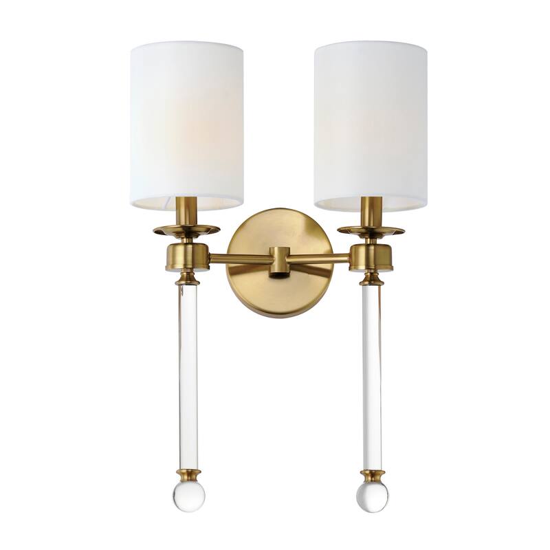 Maxim Lucent 2 Light 14" Wide Bathroom Vanity Light - Heritage