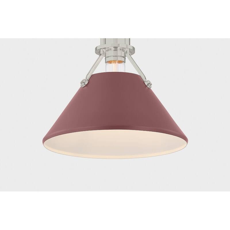 Hudson Valley Lighting Painted No.2 10" Wide Mini Pendant