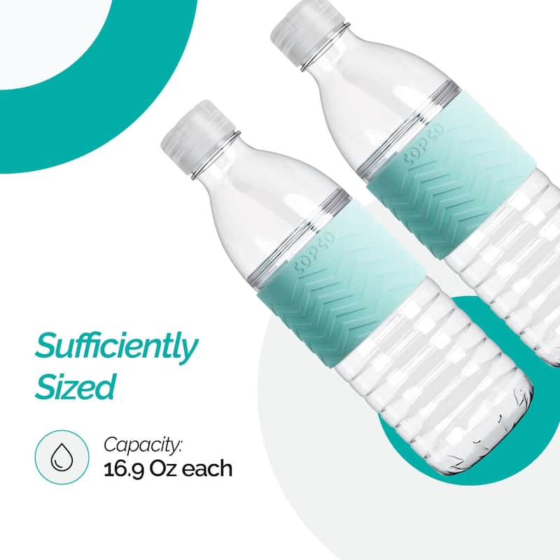Copco 2 Pack Hydra Resuable Water Bottles - 16.9 oz each