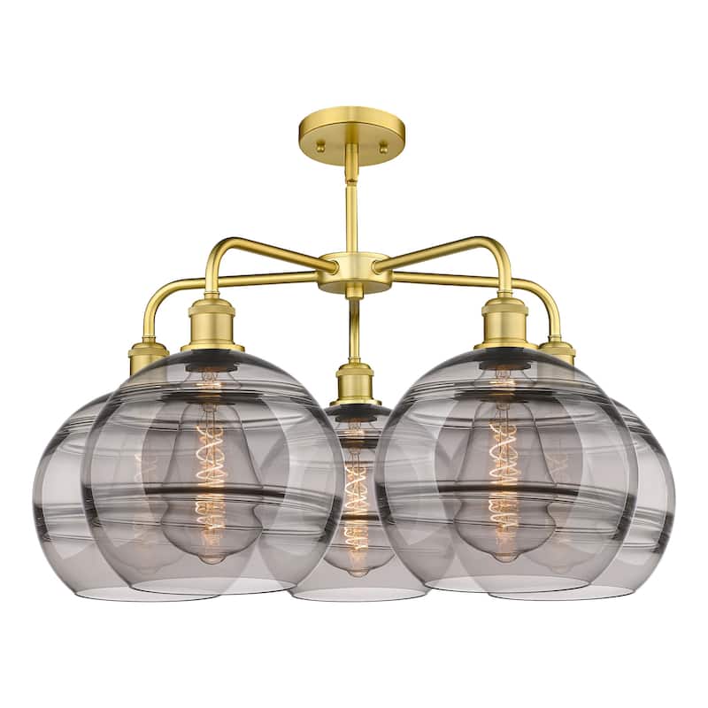 Innovations Lighting 516-5CR-18-28 Rochester Chandelier Rochester 5