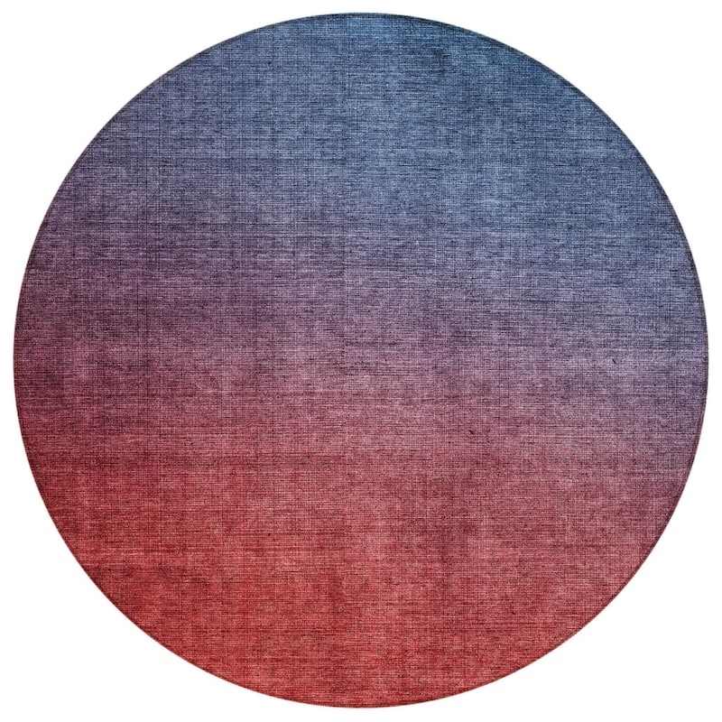 HomeRoots Ombre Transitional Rectangle Outdoor Rug