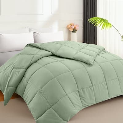 Ultra-Light Summer Down Alternative Comforter, Hypoallergenic, Reversible & Anti-Shift Design, 9 Colors, 5 Sizes