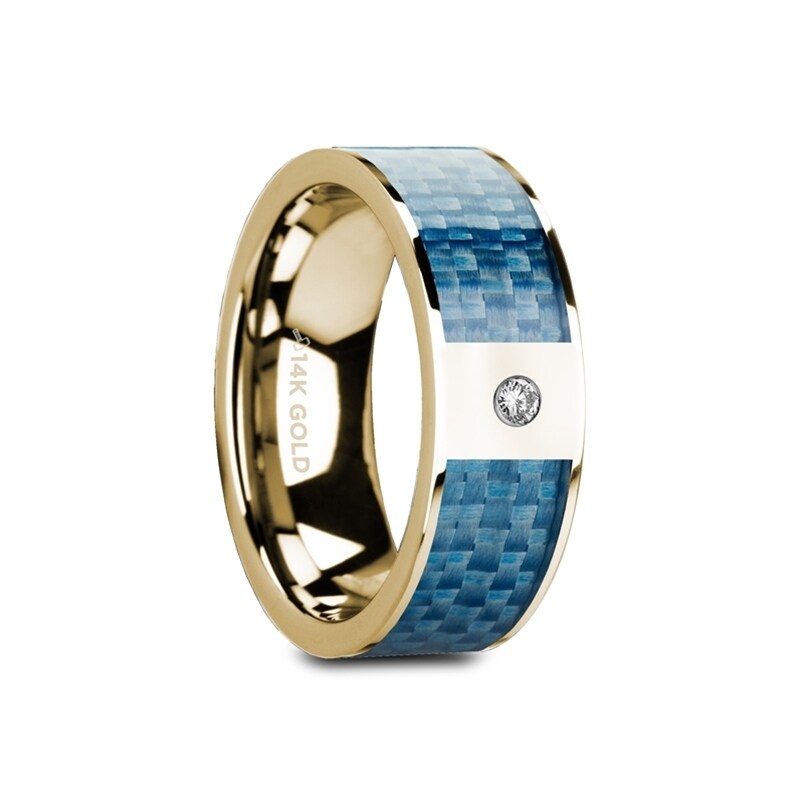 Bridal Wedding Bands Decorative Bands Titanium 5mm Yellow IP-plated Beveled Edge Brushed//Polished Band Size 9