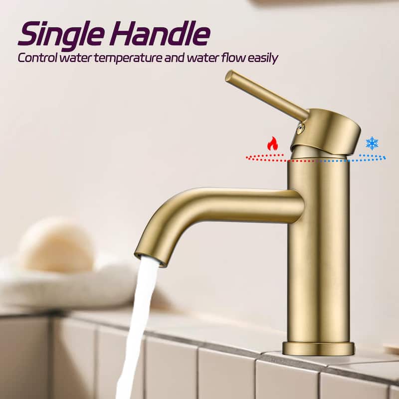 Bathroom Faucet Single Hole Modern Bathroom Sink Faucet Vanity Bathroom Faucet
