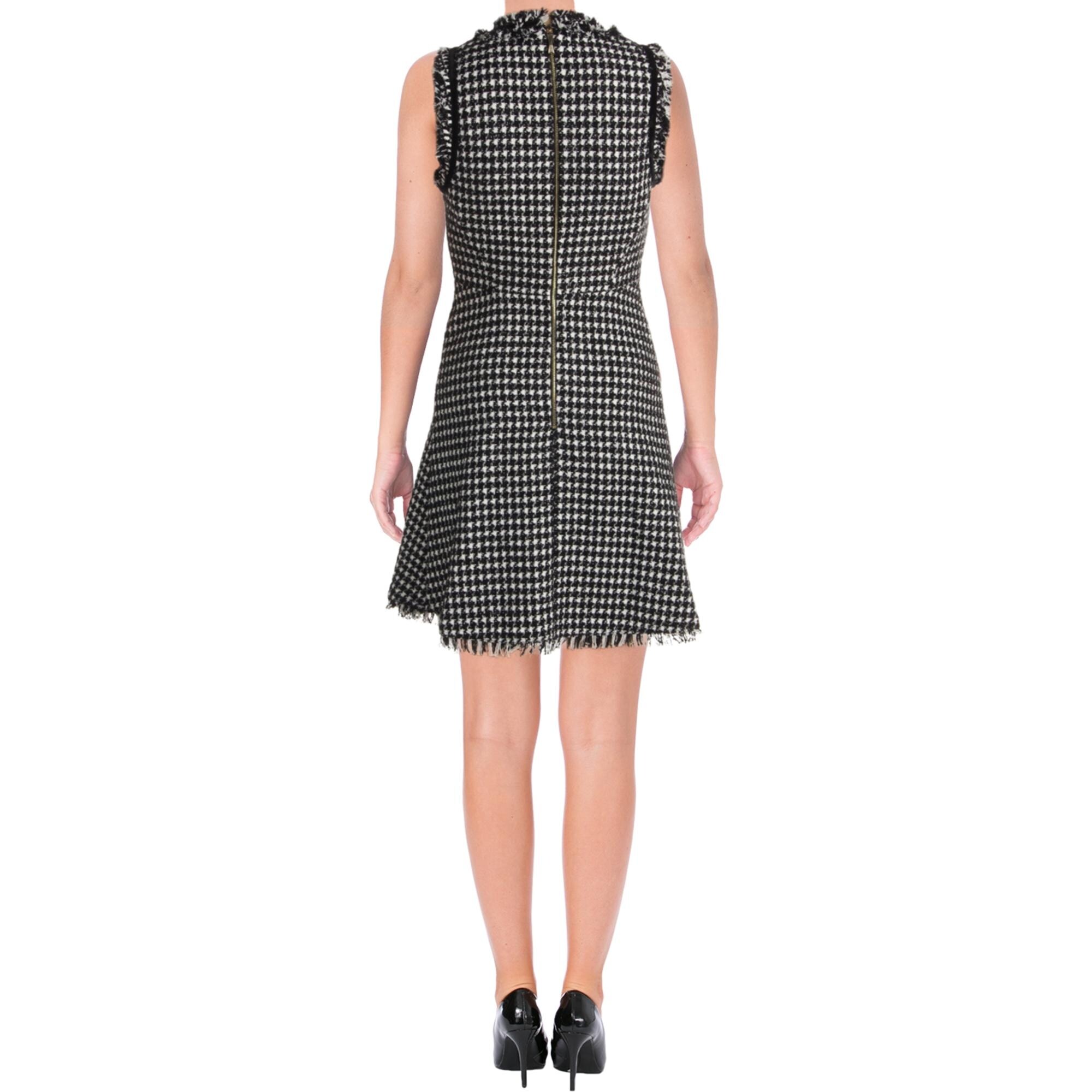 kate spade houndstooth ponte dress