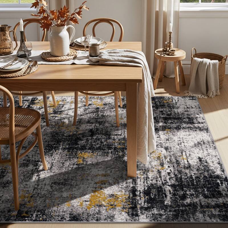 World Rug Gallery Adare Contemporary Abstract Area Rug