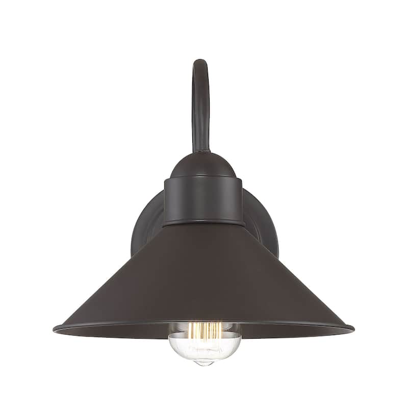 Meridian M50018 Single Light 10" Tall Outdoor Wall Sconce