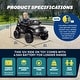 preview thumbnail 23 of 26, Outdoor Cruiser 12V Kids Ride-On Car with Remote Control - Dual 25W Motors, 4.5AH Battery, Safety Belt, Emergency Stop,