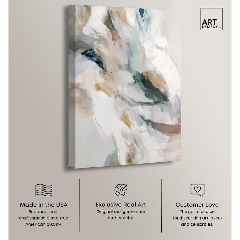 Whispering Colors II Canvas by Art Remedy, Gallery Wrapped