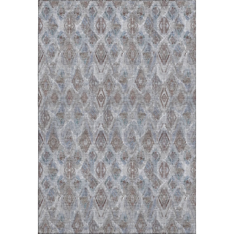 Premium Washable Super Soft Abstract Diamonds Mayfield Rug