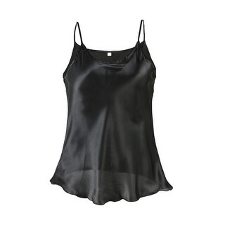 plain black cami top