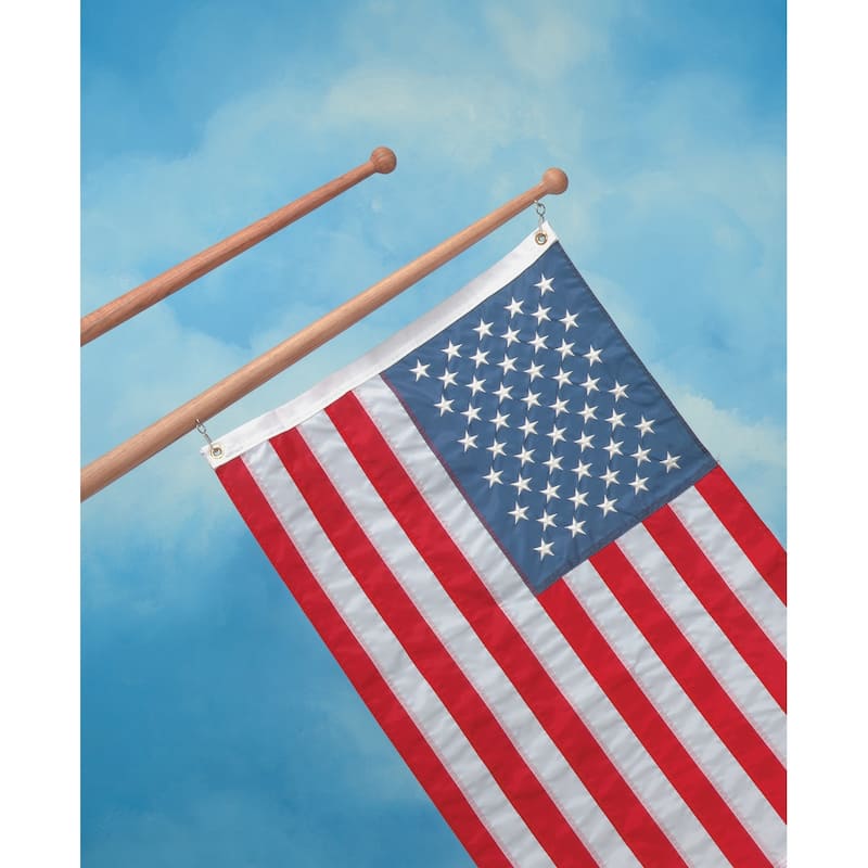 Solid Teak Flag Pole