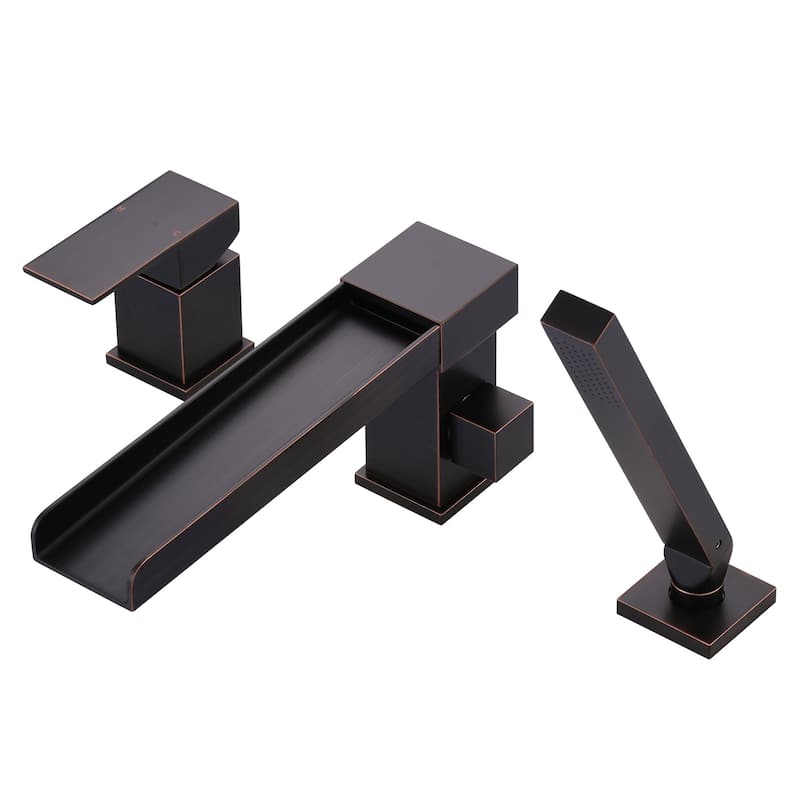 Single-Handle Deck-Mount Tub Faucet - Oil Rubbed Bronze