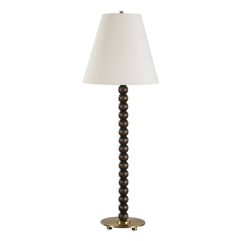 Uttermost Gallus Wood Spheres Table Lamp - N/A