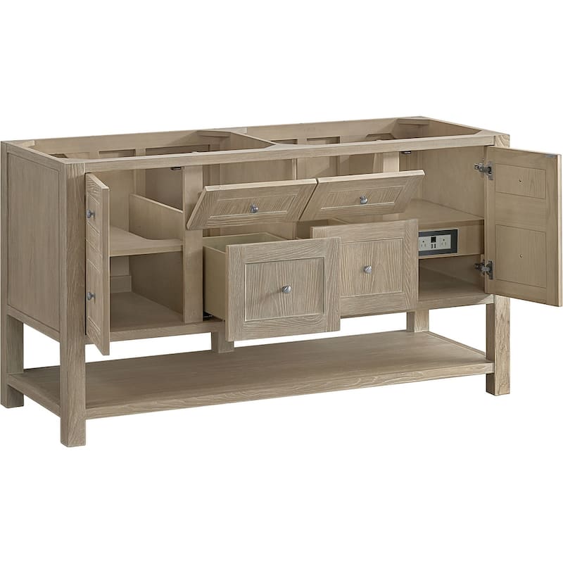 James Martin Vanities 330-V60D-FEJP Breckenridge 60" Free Standing