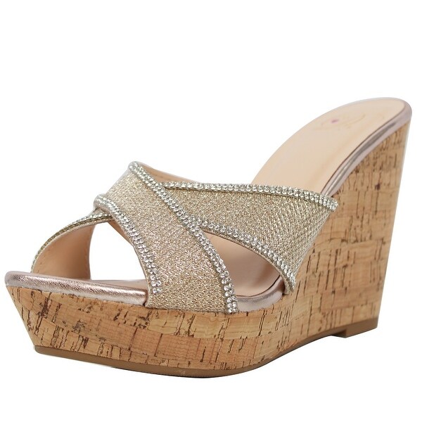 criss cross cork sandals