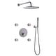 preview thumbnail 21 of 29, Thermostatic Shower System With Rough-in Valve Wall Mount Shower Faucet With Body Jet And Hand Shower 12 Inch Shower Head Set