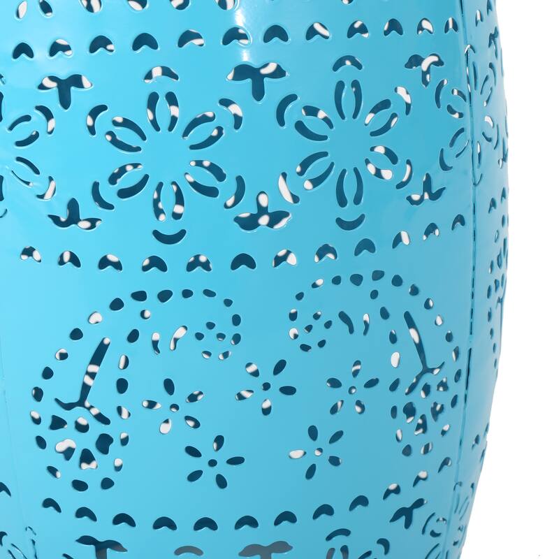 Christopher Knight Home Apollos Indoor 12" Lace Cut Iron Side Table