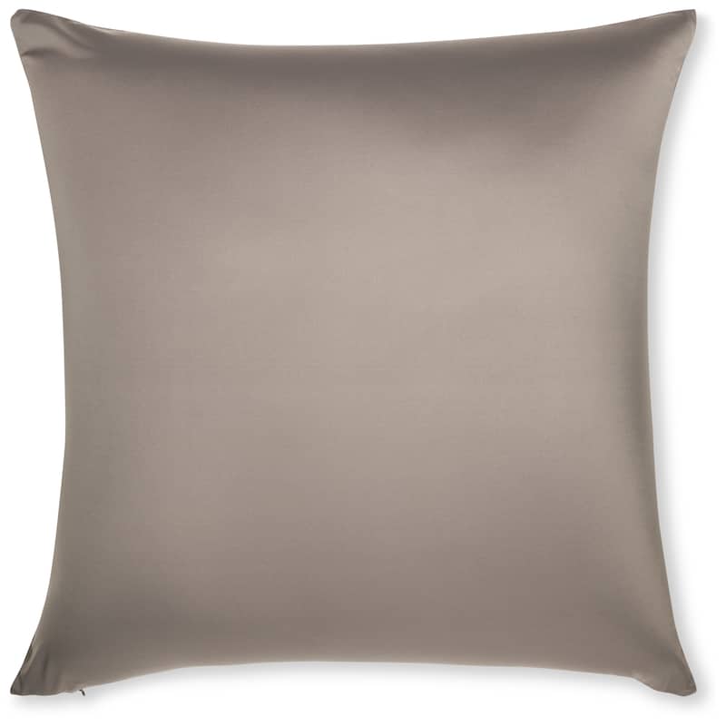 Throw Pillow Cozy Soft Microbead Stone Grey: 1 Pc - | 24 x 24 |