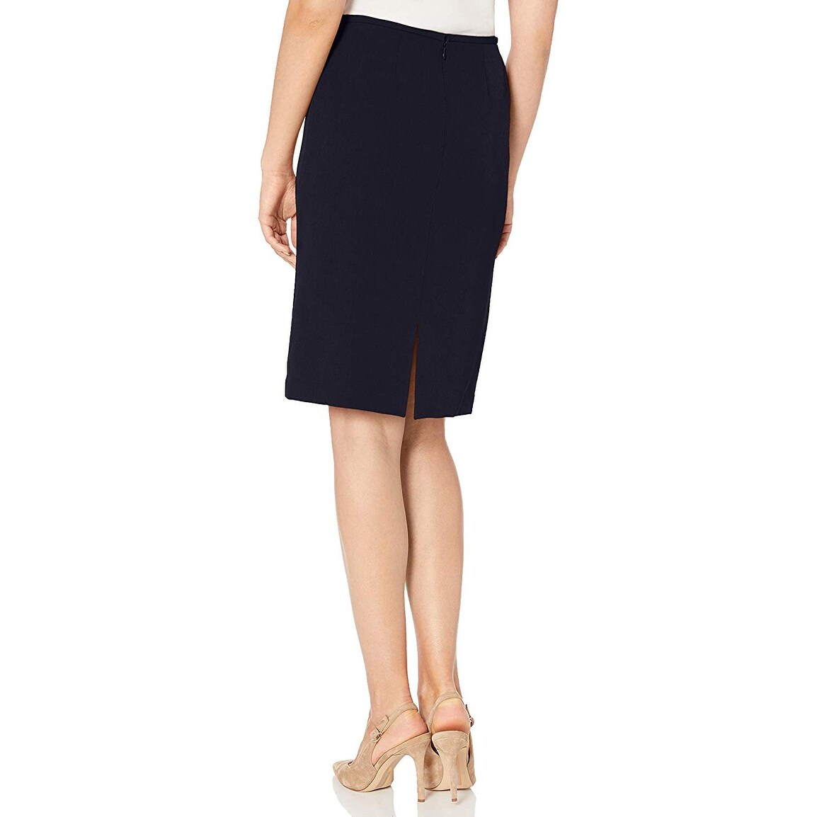 navy pencil skirt jacket