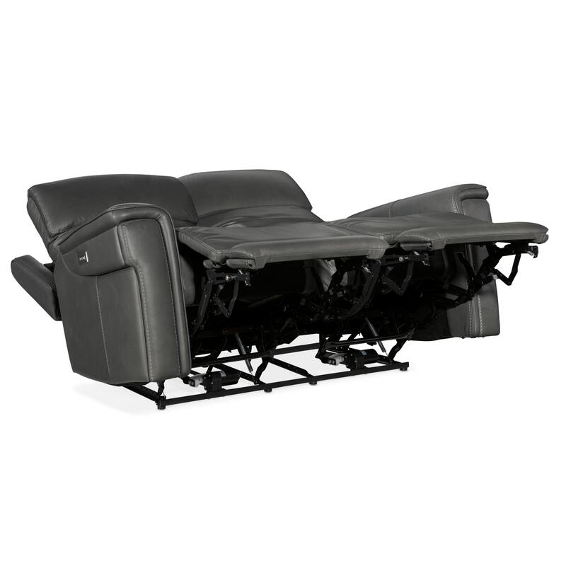 Hooker Furniture SS608-LYRA-POWER-LOVESEAT Lyra 66" Wide Leather Power