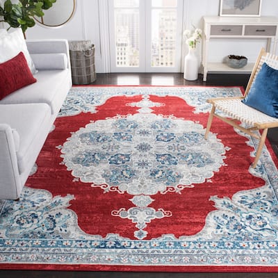 SAFAVIEH Brentwood Coralyne Traditional Oriental Rug - 8' x 10'
