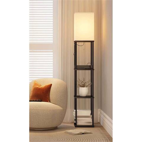 Floor Lamp With Remote Control And 2 USB Charging Ports