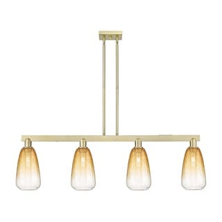 Innovations Lighting Urban Downtown - Brookhaven Almond - 4 Light 48" Stem Hung Island Light